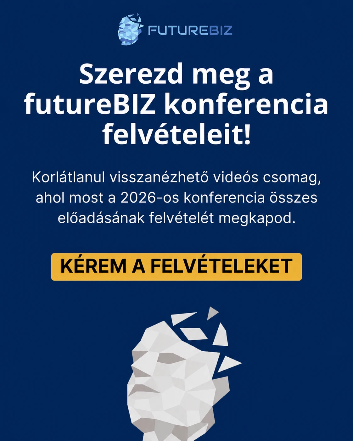 A futureBIZ konferencia felvételeit ajánló doboz
